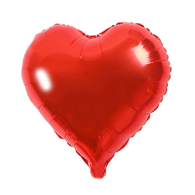 red heart 6 шт воздушные шары из фольги со звездами и сердечками, выпускной, вечерние украшения для детей, для мальчиков и девочек, только что вышедшие в свет, 30th 40th 50th 60th Birthday - Цвет: red heart