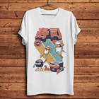 Забавная аниме футболка с суши-отряд токусацу, мужская летняя новая белая Повседневная мужская футболка с коротким рукавом, уличная хипстерская футболка унисекс