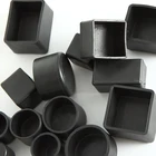 4 шт. квадратные резиновые колпачки для ножек стула нескользящий чехол для ножек стола пылезащитные накладки для пола пробки труб мебельные выравнивающие ножки