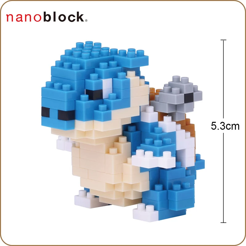 Nanoblock Pokemon Blastoise аниме 220 шт. мультфильм алмаз мини микро блок строительные блоки