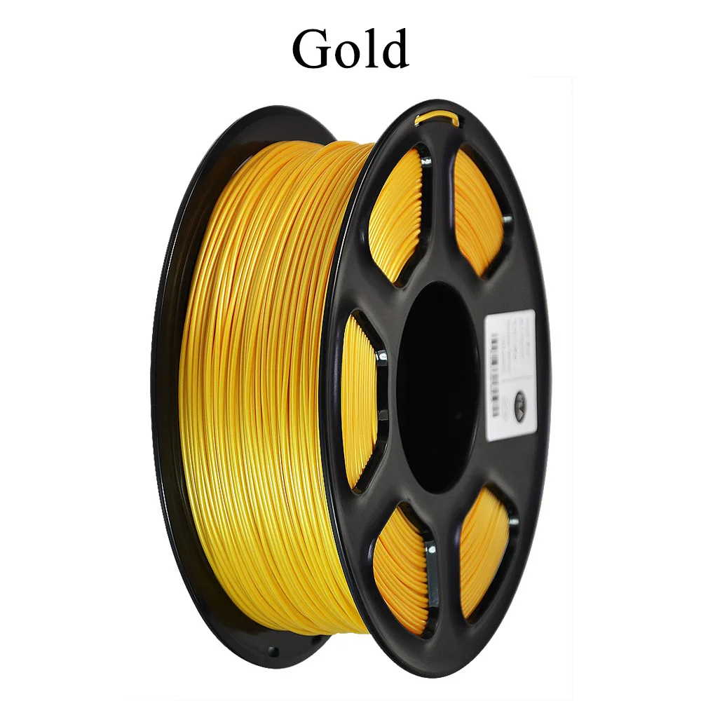 10 шт 1 кг 2.2LB 1,75 мм PLA 3D-принтеры нити для 3D-принтеры рисунок 3d-ручка MakerBot RepRap, для домашнего использования, по ограничению на использование опасных материалов в производстве - Цвет: Gold PLA