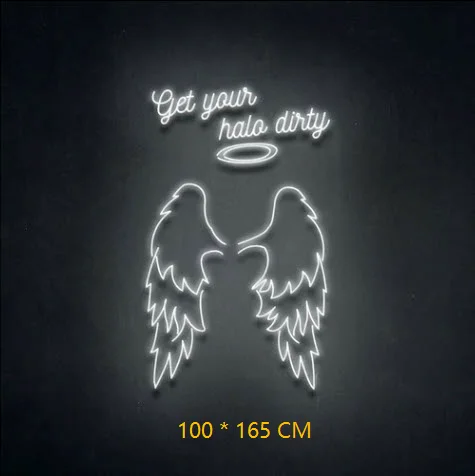 

Wings Neon Light Sign For Bar Pub Restaurant Brighten Brand Home Wall Art Decorations Party