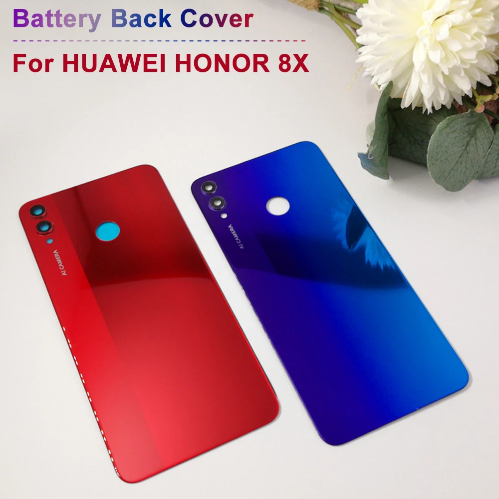 Задняя крышка батарейного отсека для Huawei Honor 8X панель задняя + ремонт и замена