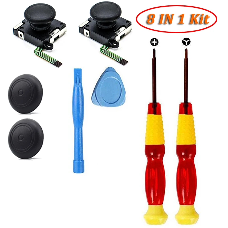 3D Джойстик для переключателей NS Joy Con левый и правый аналоговые палочки замены