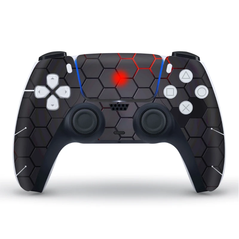 Для PS5 контроллер с камуфляжным принтом из винила и кожи Стикеры кожного покрова