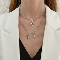 2022 popular silver color sparkling clavicle chain choker necklace collar for women fine jewelry wedding party birthday gift