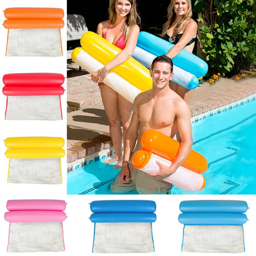

Надувной плавающий гамак для бассейна из ПВХ 130*73 см, портативный водонепроницаемый лежак для отдыха на пляже, для бассейна