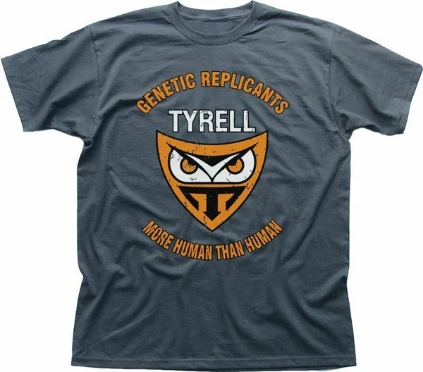 

BLADE RUNNER 2049 Human Replicant NEXUS 6 TYRELL charcoal t-shirt fn5302