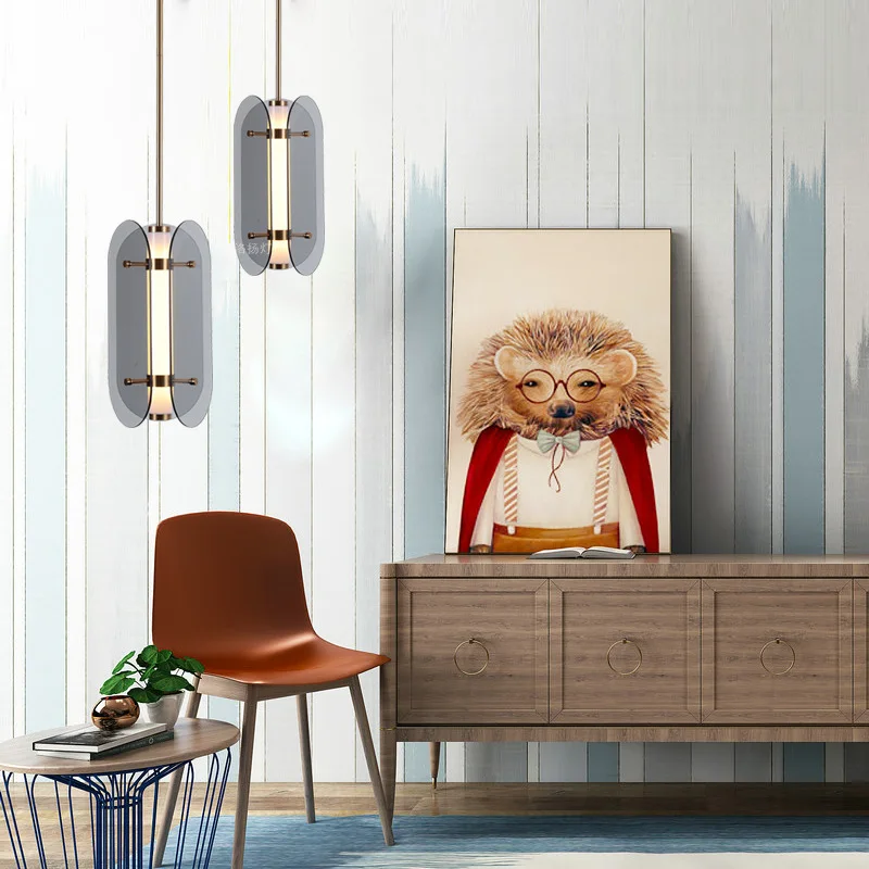 modern led crystal pendant lights chandelier luminaire hanging lamp retro living room dining rooom livingroom | Лампы и освещение