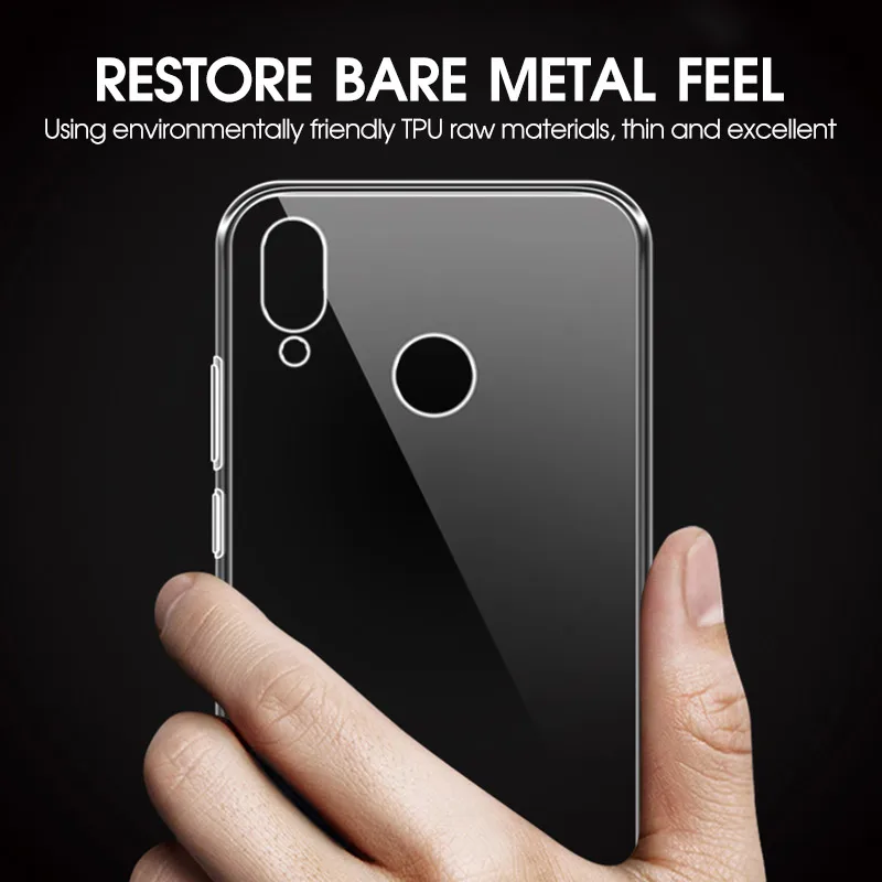 Для xiaomi Redmi Note 8T 8 8A 7A 7 6A противоударный чехол прозрачный мягкий из ТПУ для Note7 Pro K20 |
