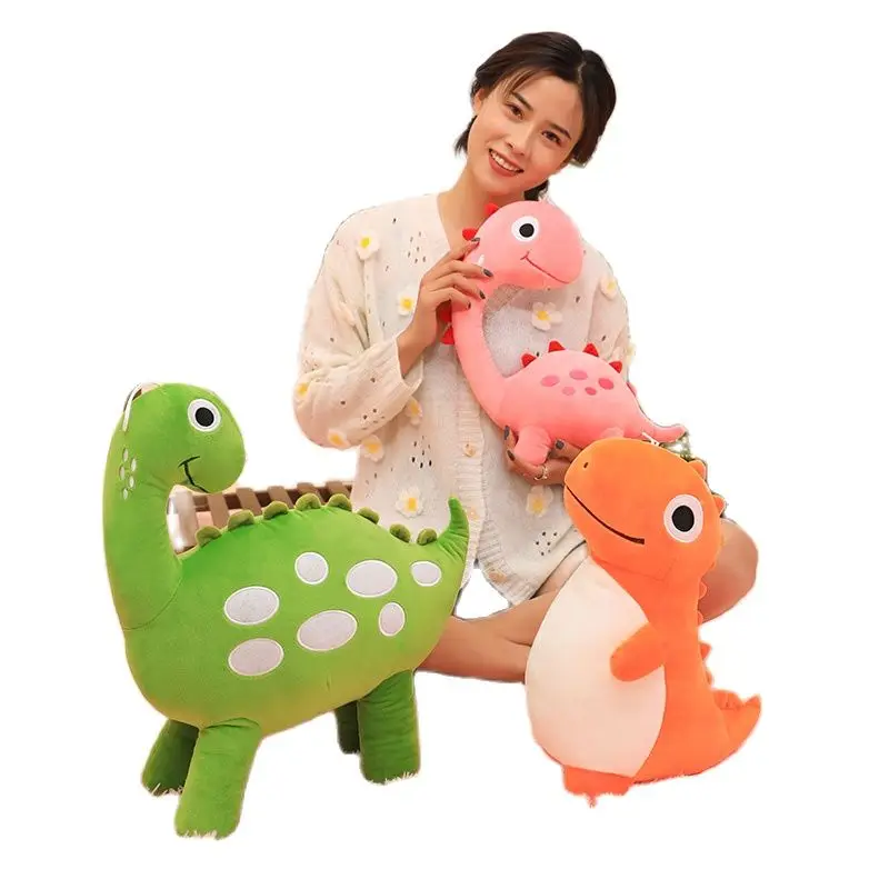 

Dinosaur plush toy cute large children doll bed pillow color dinosaur high quality birthday Xmas gift for children and friends