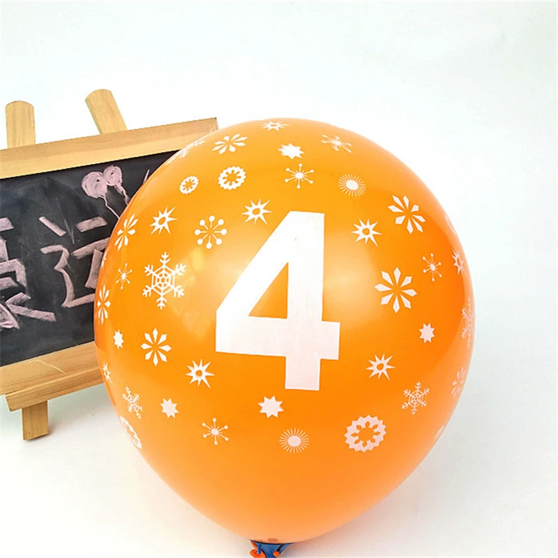 Счастливый День рождения украшения номер латексные шары гелий для вечеринки