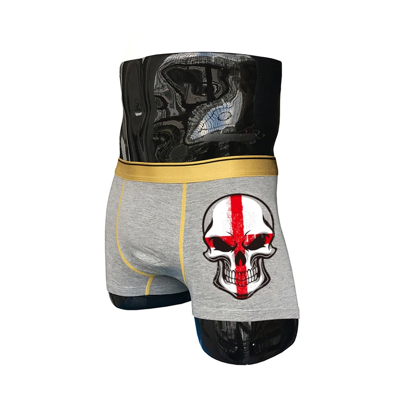 (2 шт./компл.) Seestern Мужское нижнее белье с черепом мужские Модные боксеры шорты