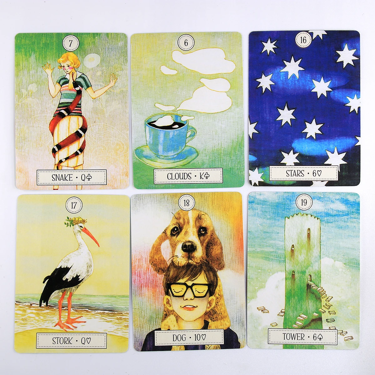 Мечтательный путь Lenormand колода с изображением оракла настольная карточная игра