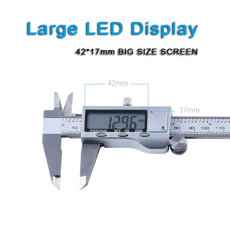 0-150mm Vernier Steel LCD Digital Caliper Stainless Micrometer Instrument 6 Inch Depth Measuring Tools by PROSTORMER - купить по