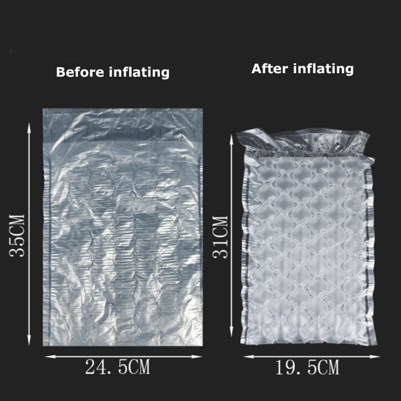 

200M Fragile Item Packaging Bubble Pouch Air Cushion Protective Single Bag Storage Packaging Protection Inflatable Shockproof