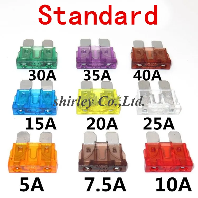 Предохранитель автомобильный Mini Micro Стандартный/средний плавкий лезвие 2A 3A 5A 7.5A