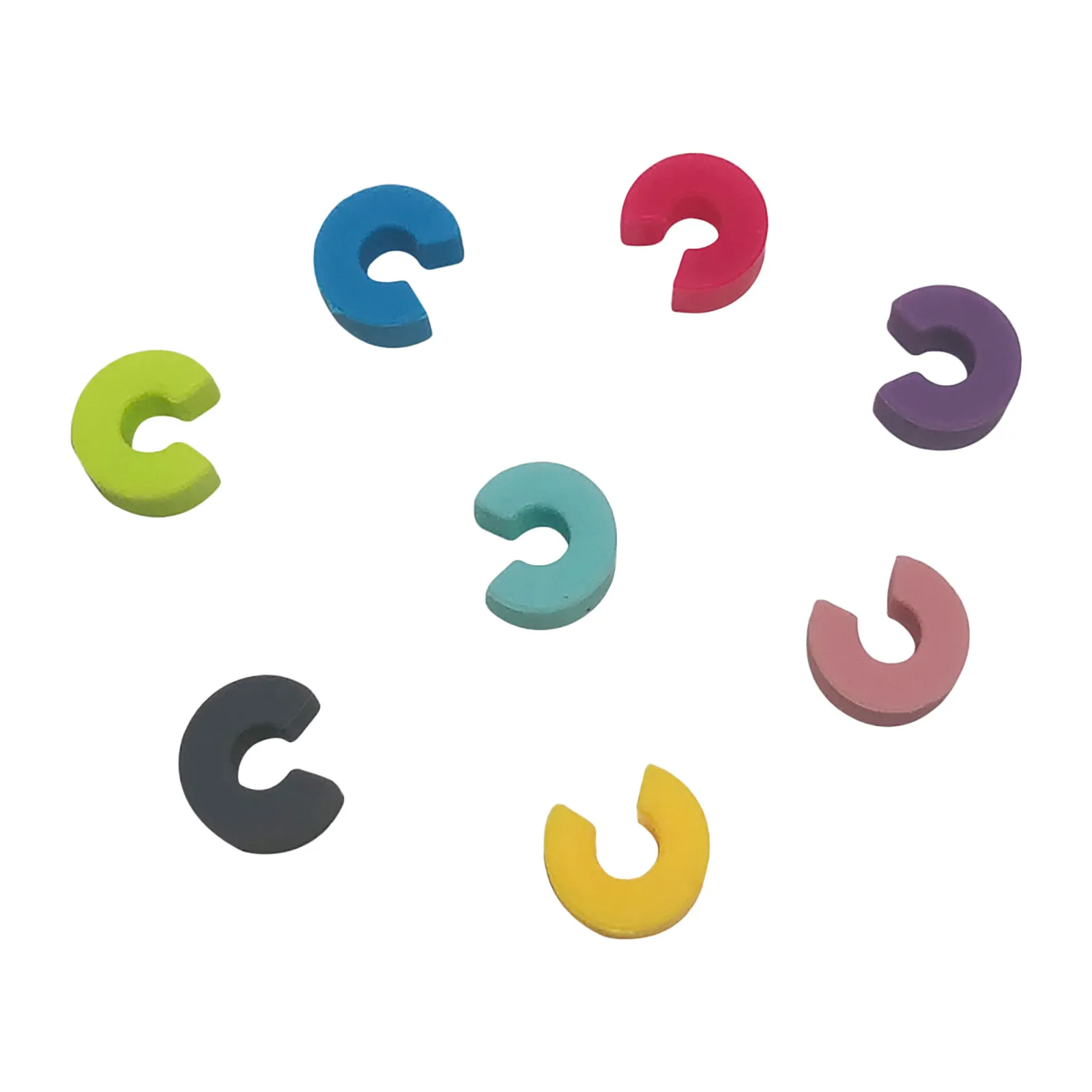 

8PCS Mini Circle Silicone Wine Glass Marker Cup Identification Ring Recognizer Label Rubber Marker Party Accessories 2021 New