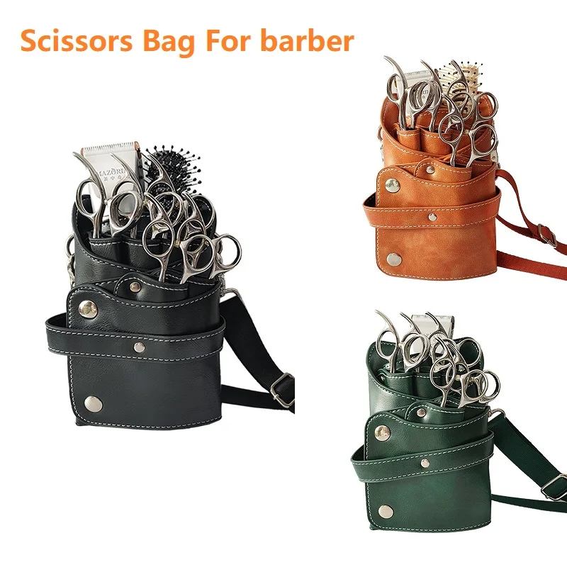 

Hairdresser Suitcase of Scissors Bag For Barber in Hairsalon Use for Combs Cover Can be Hold on Waist or Shoulders