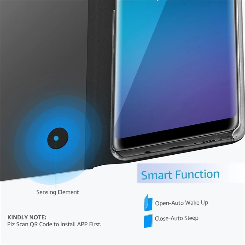 Умный зеркальный флип чехол для Samsung Galaxy Note 8 S6 S7 Edge S8 S9 Plus A8 2018 J3 J5 J7 A5 A7 2017|Бамперы| |