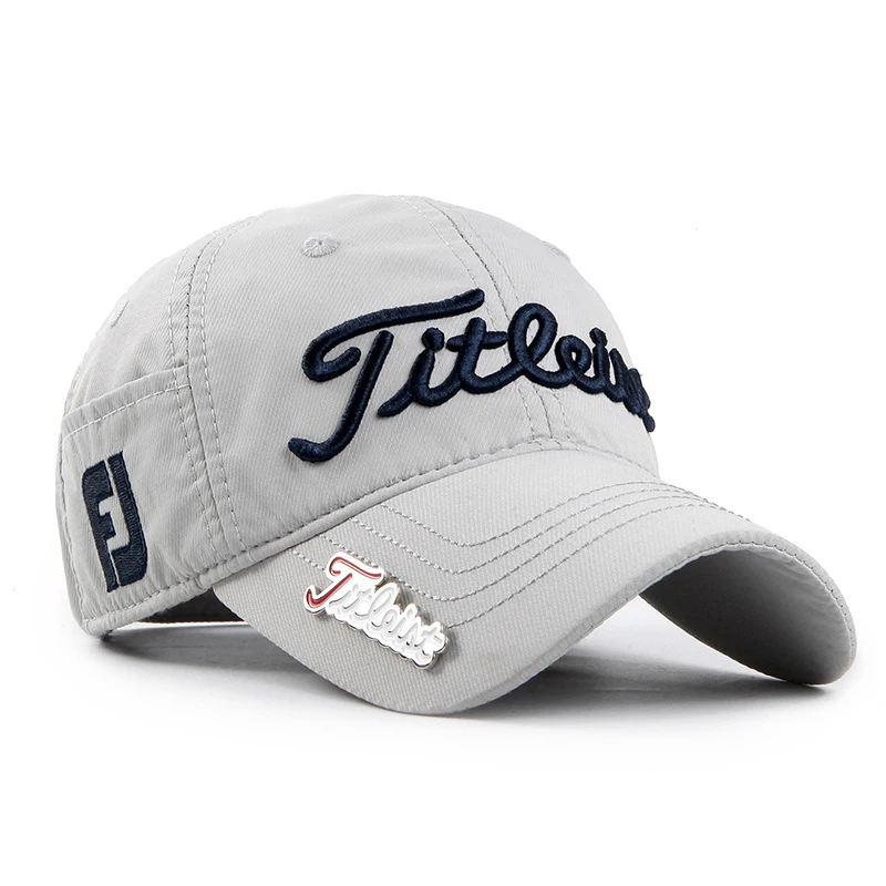 

Letter Embroidery New adjustable Golf Hat with Mark Sunshade and Men's and Women's Universal Breathable Cap