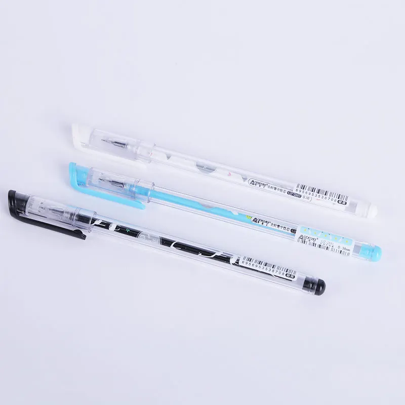 Гелевые чернила роликовые шарики с милым КАКТУСОМ стирающиеся ручки для школы и