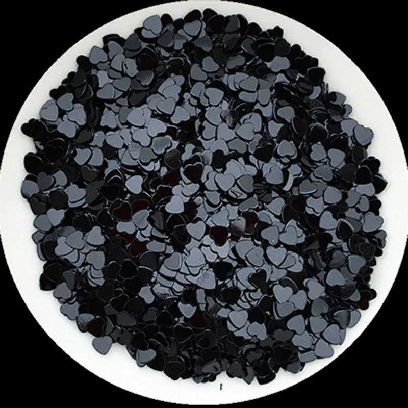 Блестки для ногтей в форме сердца 3 мм|Блестки| |