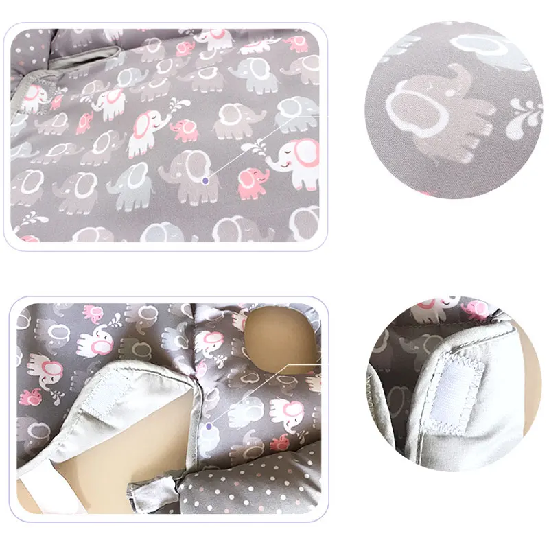 0-6 Months Portable Infant Baby Positioning Shaping Pillow Travle Cot Newborn Nursery Bed Crib For Stroller Accessories | Мать и ребенок