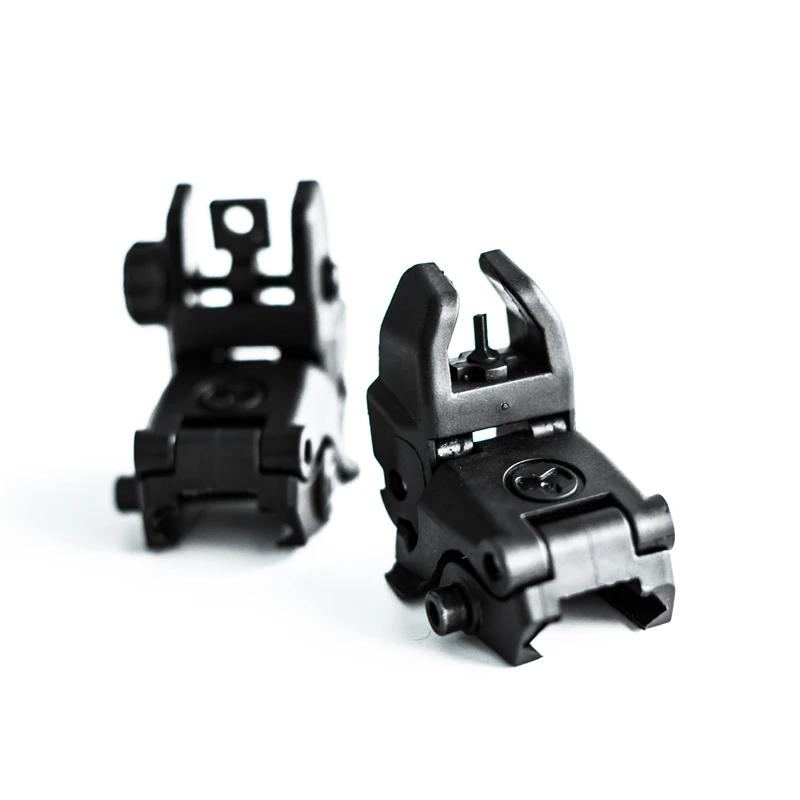 AEG тактический передний задний прицел набор для M4 серии складной дизайн двойной