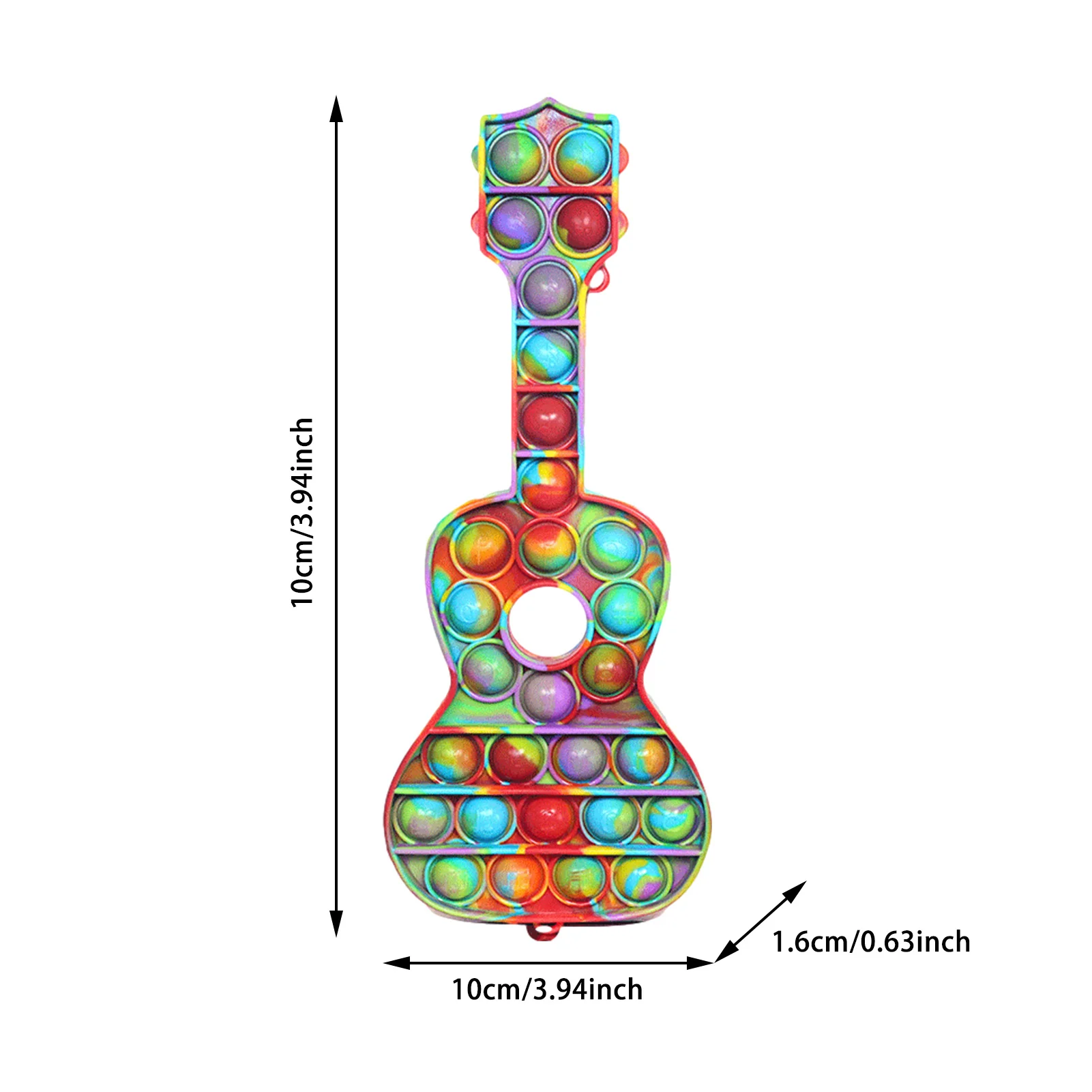 

Push Pop Bubble Sensory Toy For Kids Adult Guitar Anti-Stress Fidget Toys Autism Special Needs Stress Reliever Toys