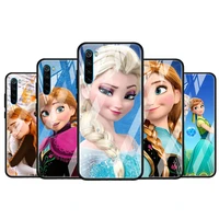 disney princess aisha for xiaomi redmi k40 k30 k20 pro plus 9c 9a 9 8a 7 luxury shell tempered glass phone case cover