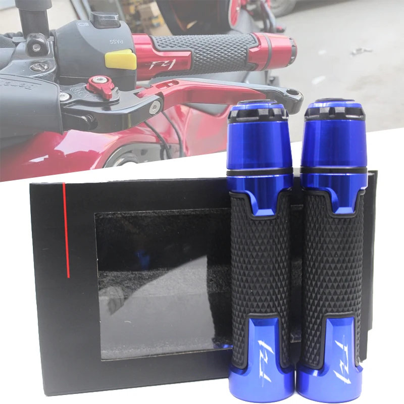 

For Yamaha FZ1 FAZER 2001-2015 2002 2003 2004 7/8'' 22mm Motorcycle knobs Anti-Skid scooter Handle ends Grips Bar Hand Handlebar