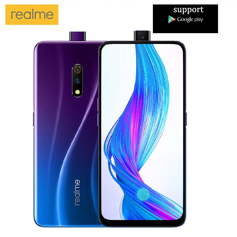 Смартфон OPPO Realme X 6 53 дюймов FHD + AMOLED 3765 мАч ГБ ОЗУ 64 Гб ПЗУ Snapdragon 710 Octa Core 2 ГГц