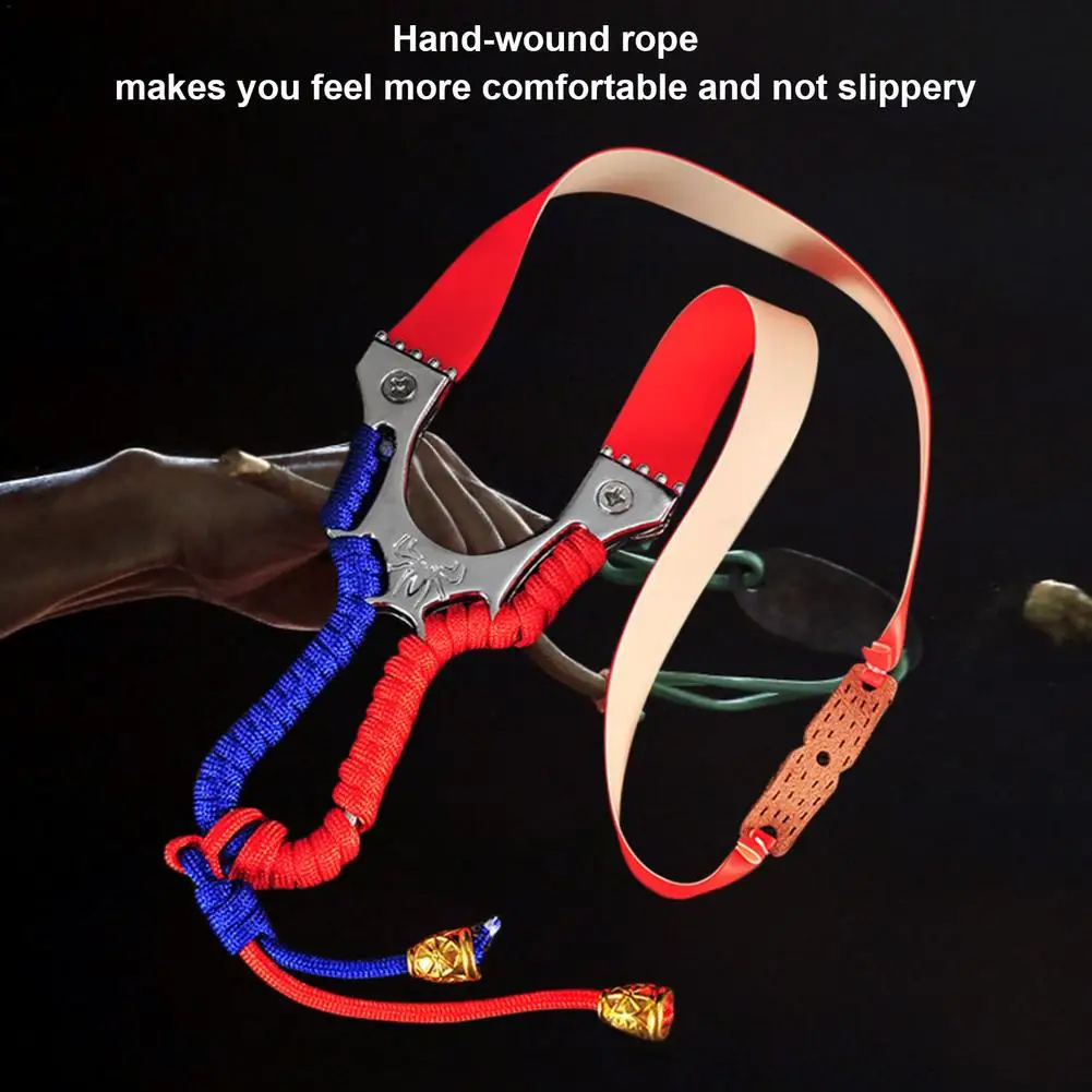 Рогатка катапульта соревновательная Прицельная плоская кожаная для стрельбы из