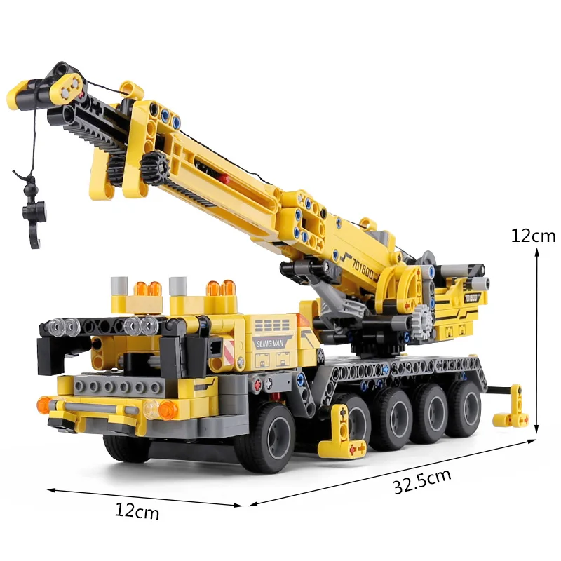 Yeshin 701800 Techinc Игрушки совместимы с 42009 мобильным краном MK II набор комплектов