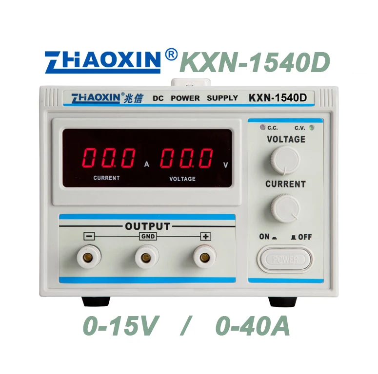

ZHAOXIN KXN-1530D 1540D 1550D 1560D 1580D 15100D высокомощный импульсный источник питания постоянного тока с одним выходом 0-15 в 30A 40A 50A 60A 80A
