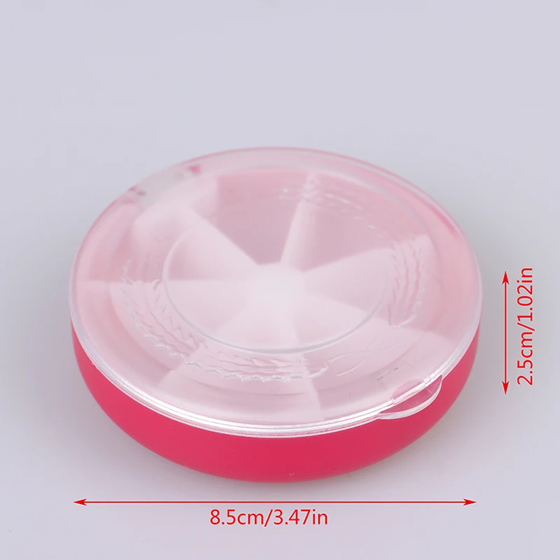 

1PCS 7 Day Pill Cutter Weekly Rotating Pill Box Travel Pill Case Splitter Pill Organizer Medicine Box Tablet Container