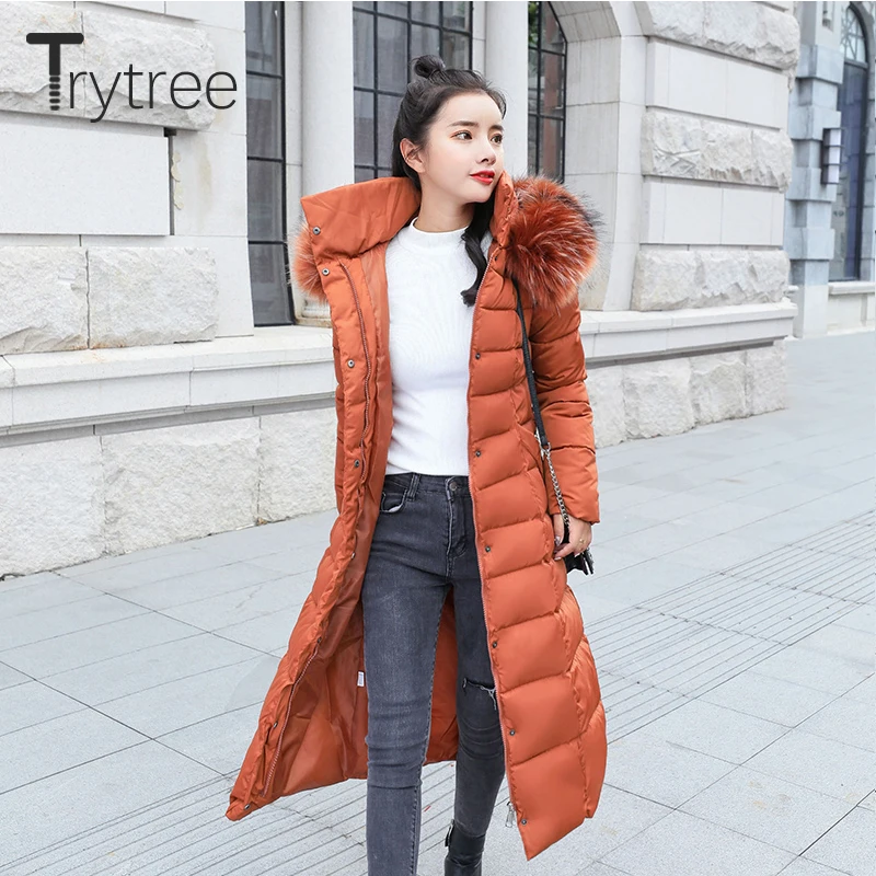 Trytree/зимнее женское повседневное флисовое пальто с капюшоном на молнии и