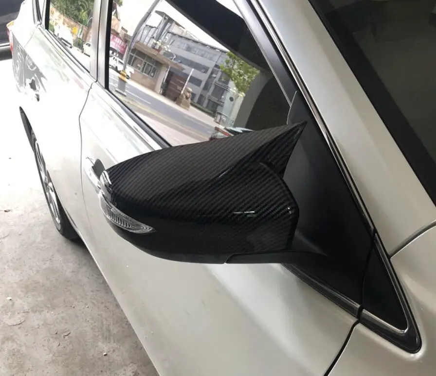 For Sylphy Sentra 2014-2018 Back Mirror Covers Reversing mirror case cover Look ABS 2PCS Cover paste Side |