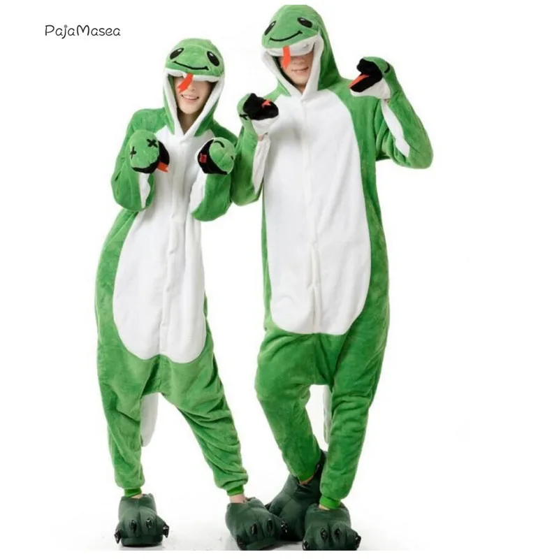 

PAJAMASEA Funny Snake Onesie Animal Women Adult Cartoon Flannel Overall Cosplay Jumpsuit Homewear Costume Romper RaccoonKigurumI
