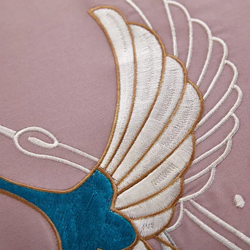 Роскошный китайский классический Комплект постельного белья из египетского