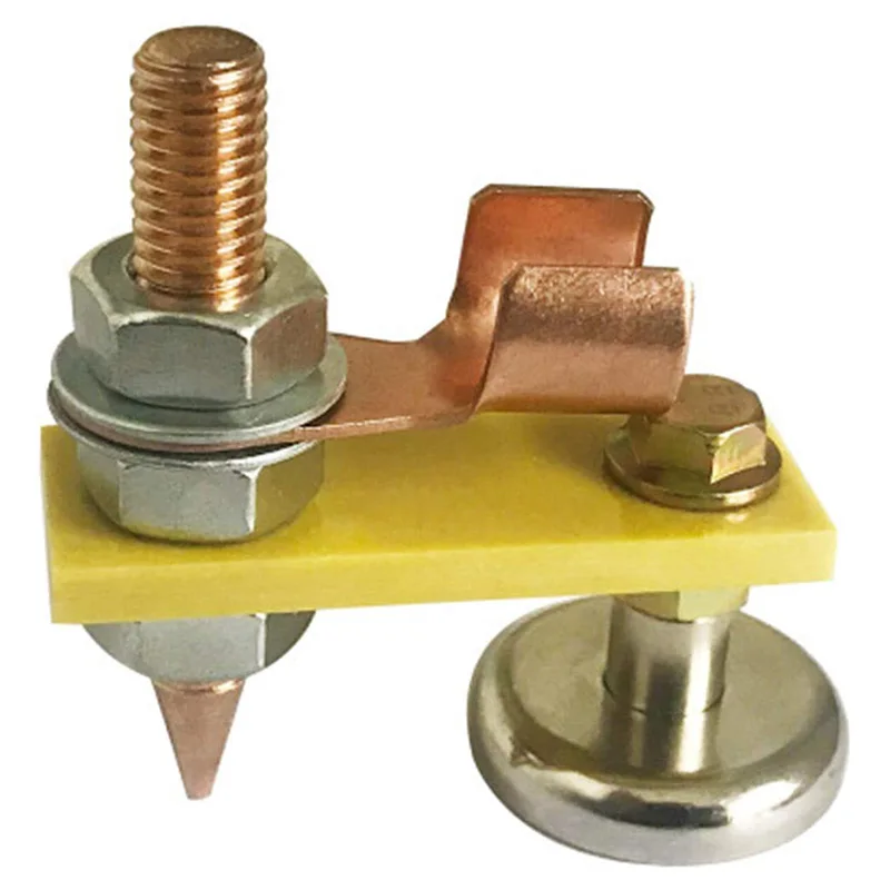 Сварочная магнитная головка магнитный сварочный заземляющий зажим медная