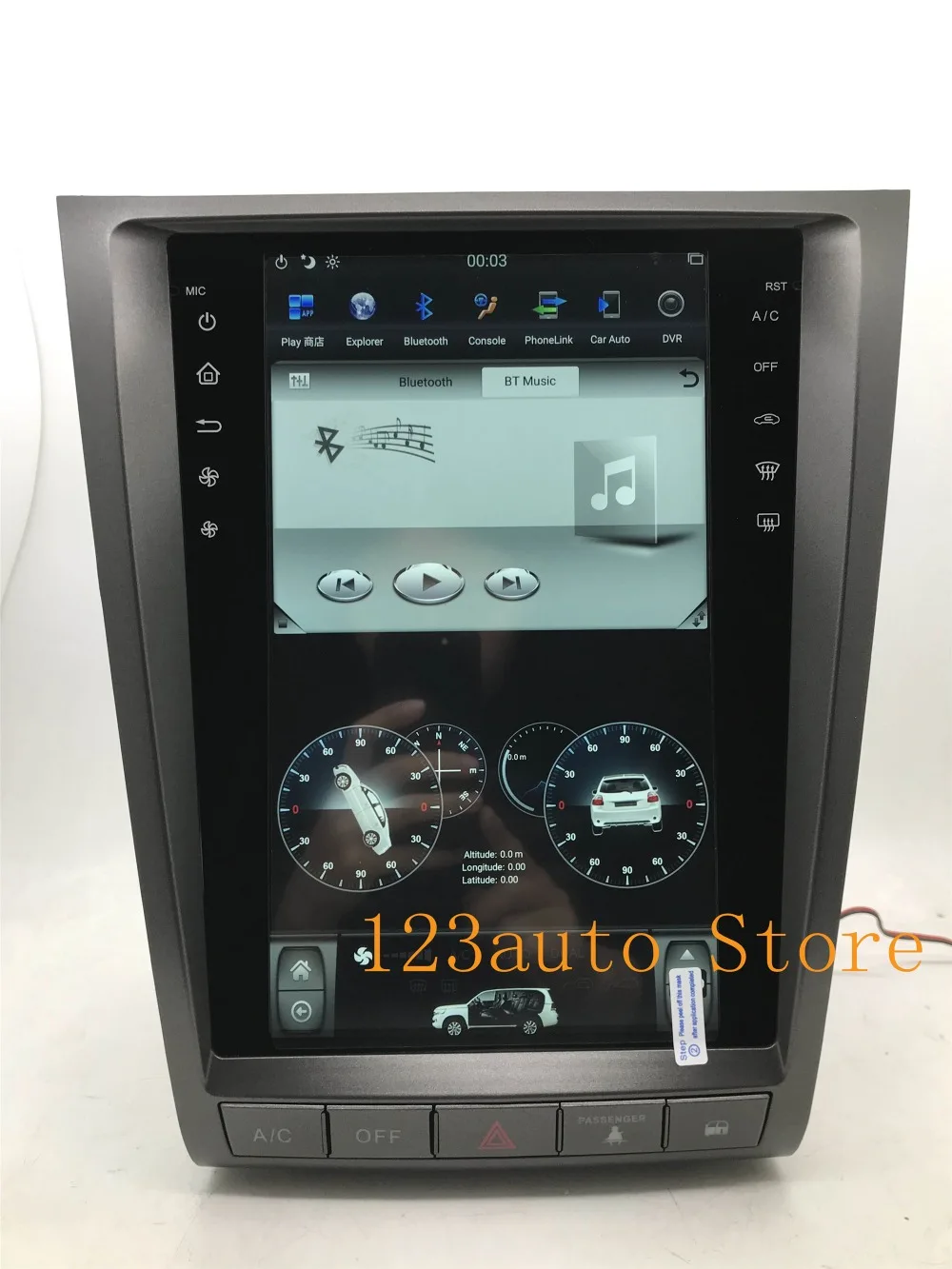 12,1 ''вертикальный Tesla стиль Android 8,1 автомобильный DVD gps плеер для lexus GS GS300 GS350 GS450 GS460 2004-2011 ips HDMI PX6