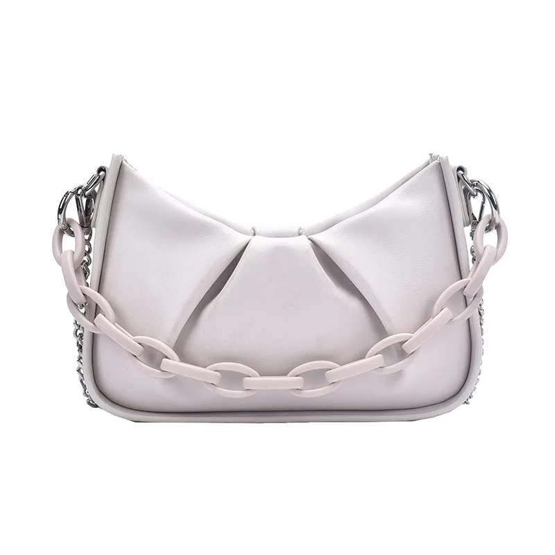 

Hot Sale temperament Womens Handbags Red Small New Fashion Pleated Messenger Women's Single Shoulder Bag Purses