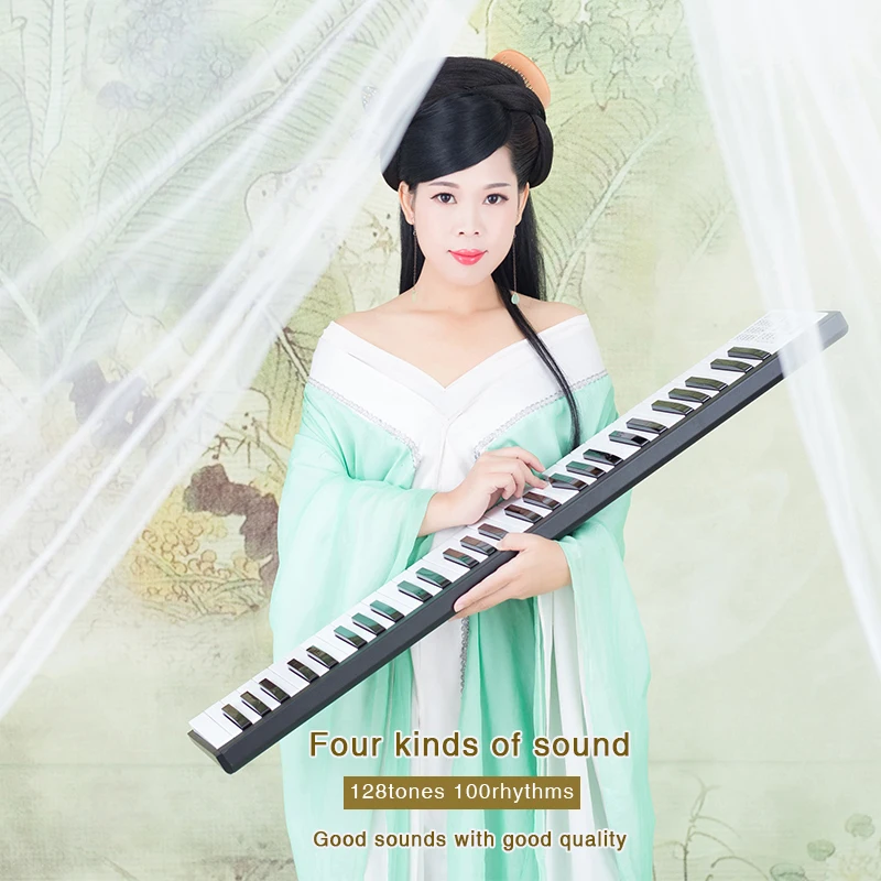 Цифровой MIDI контроллер piano 49 клавиши электронная клавиатура USB беспроводной