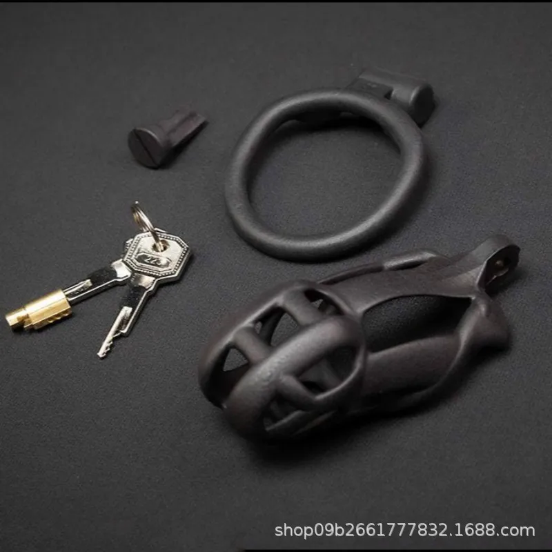 

3D Design Male Cobra Chastity Device Kit Sex Toys for Men Cock Cage Penis Ring Plastic Sleeve Lockable BDSM Adult Games Sex Shop