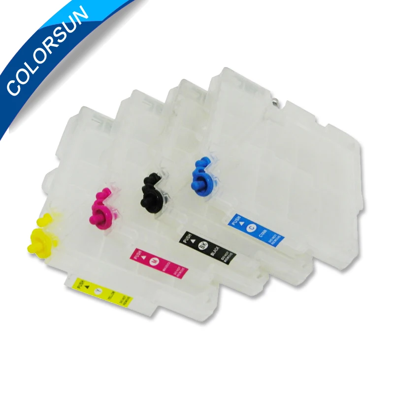 Colorsun GC31 GC 31 многоразовый чернильный картридж для Ricoh GXE 2600/3300/3300N/3350N/5050N/5500/5550N/7700 с