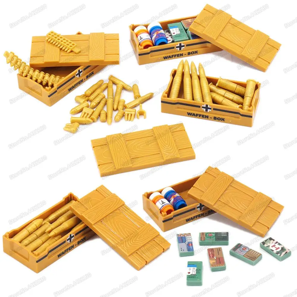 Конструктор армейский Военный WW2 фигурки спецназа Moc город мини-материал набор