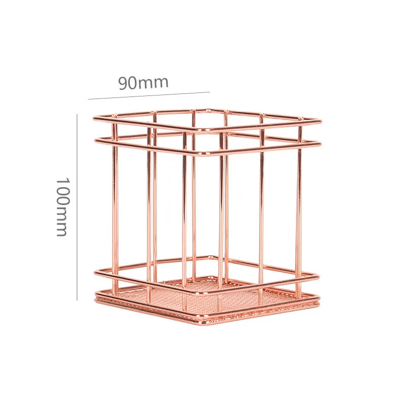 Цилиндрический полый контейнер для косметических кистей макияжа Круглый