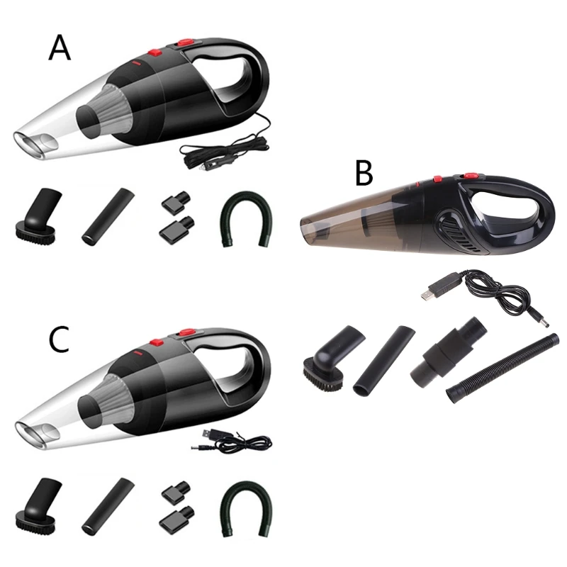 

Портативный беспроводной пылесос с зарядкой от USB, ручной пылесос для уборки дома и автомобиля, мощная сухая и влажная уборка, разгрузка пыл...